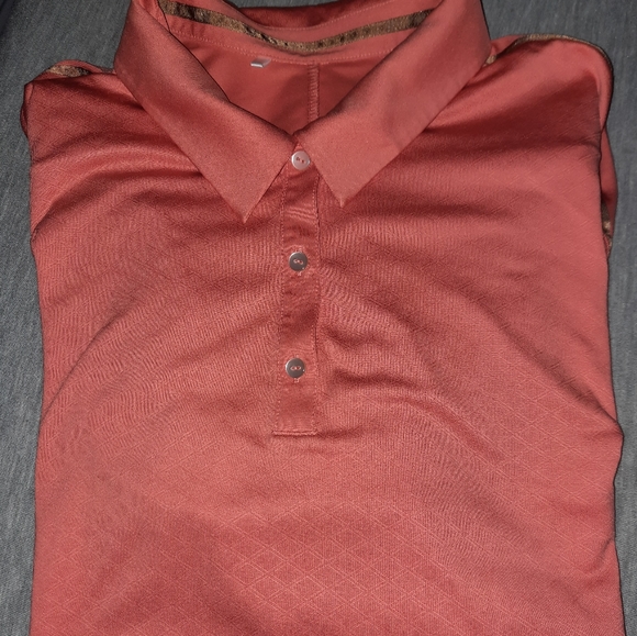 Adidas ⛳ Women's Coral Pink Golf Shirt, Size XL - Picture 10 of 10